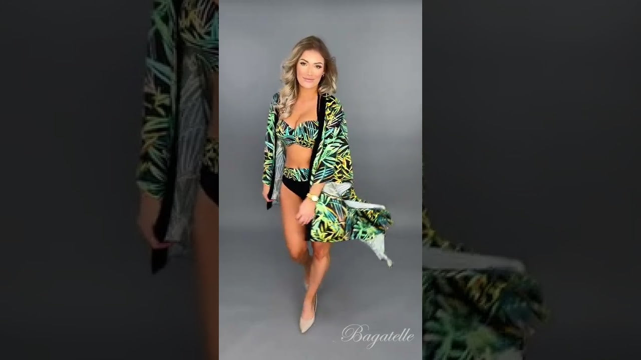 417 KOSTIUM KĄPIELOWY FG72A 834 KOLOROWY   HD 1080p