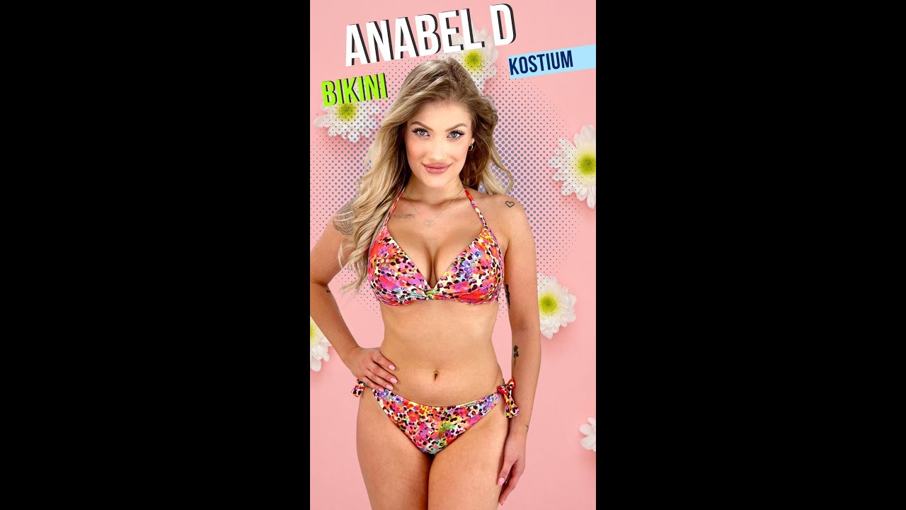 200  GABBIANO ANABEL D 01 99 B KOSTIUM KĄPIELOWY DWUCZĘŚCIOWY KOLOROWY FASHION