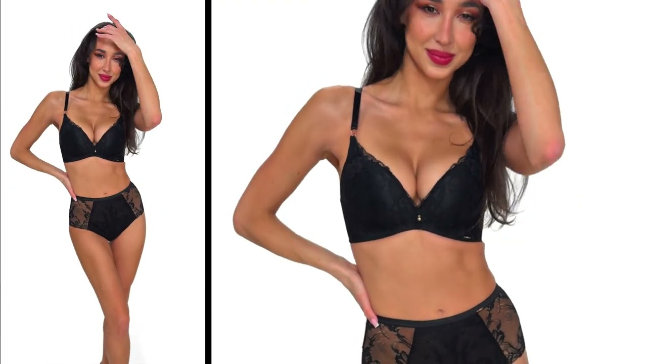 BIUSTONOSZ SUBLIME super push up czarny