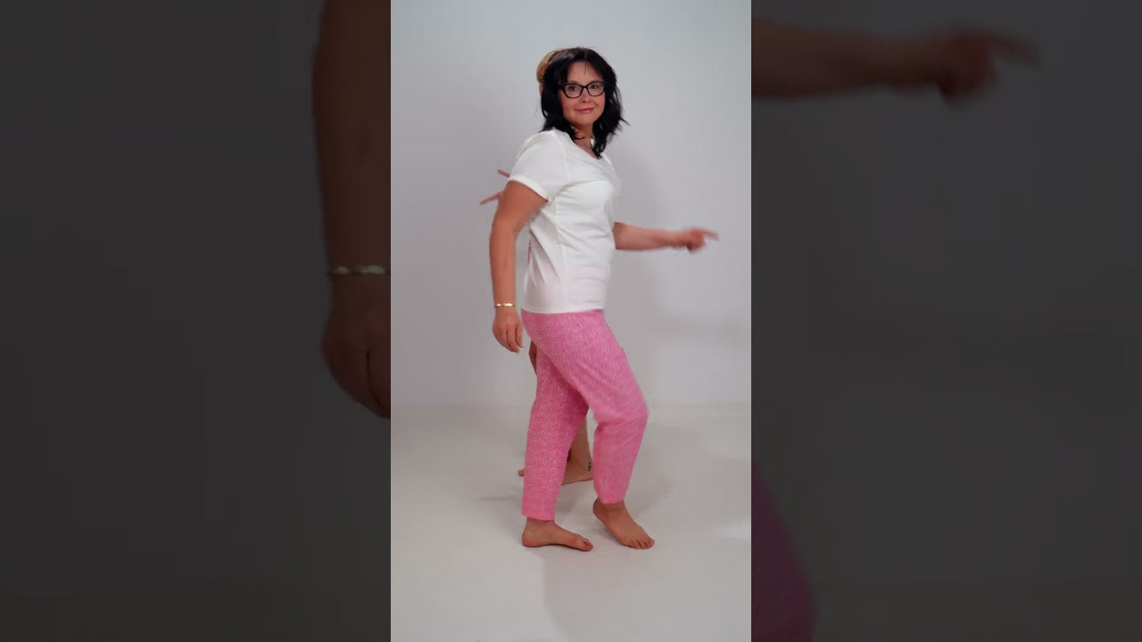 Taro 3341 Nelly Nocna Piżama Krótka Różowy