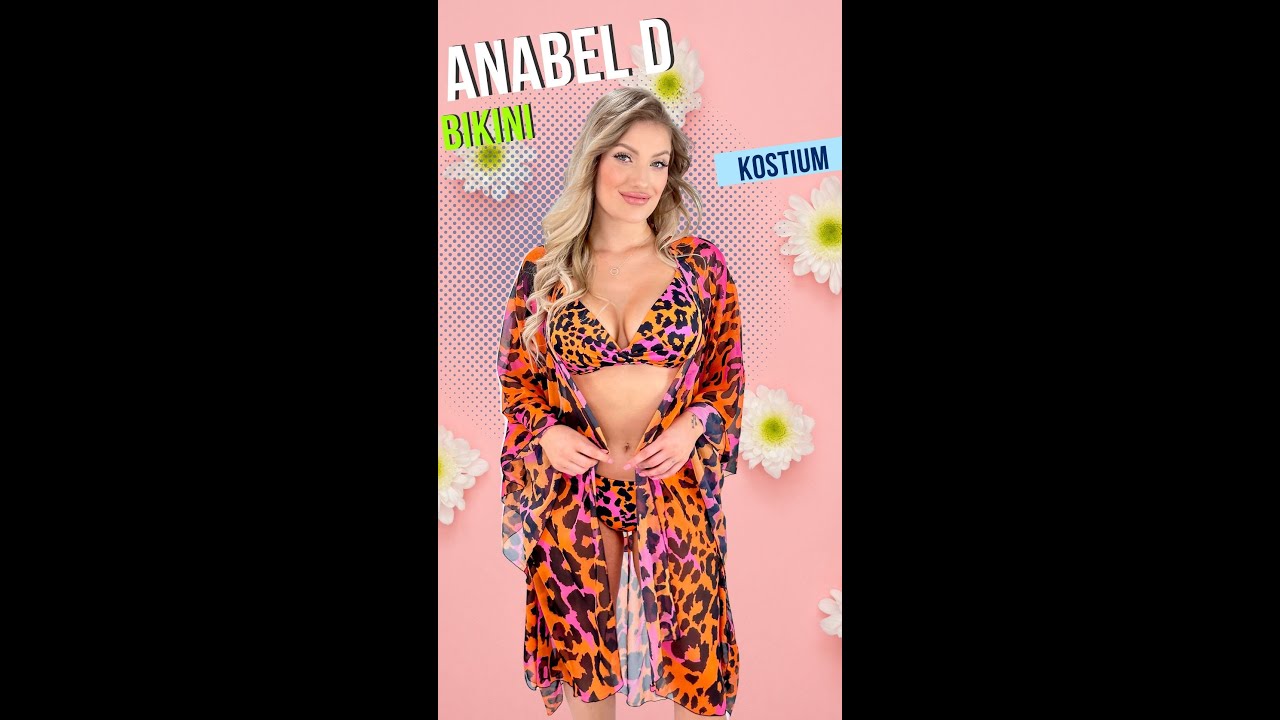 212  GABBIANO ANABEL D 01 101 A KOSTIUM KĄPIELOWY DWUCZĘŚCIOWY KOLOR + GABBIANO KIMONO D 101 A MODEL
