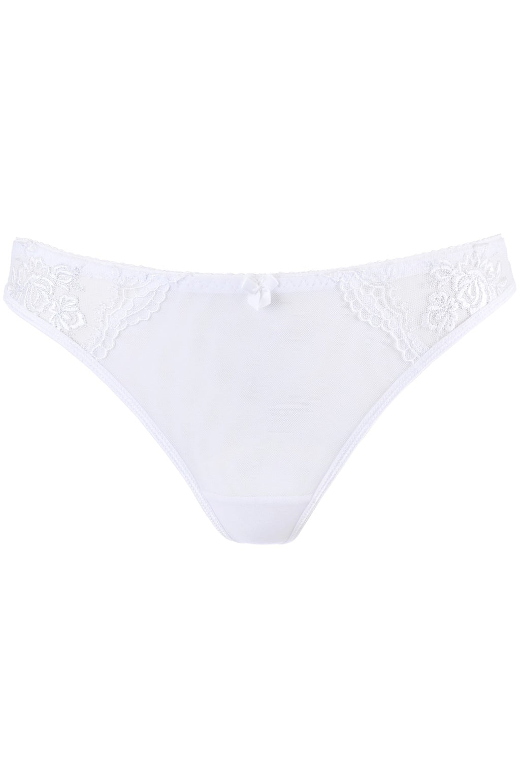 Białe stringi koronkowe Axami V-10218