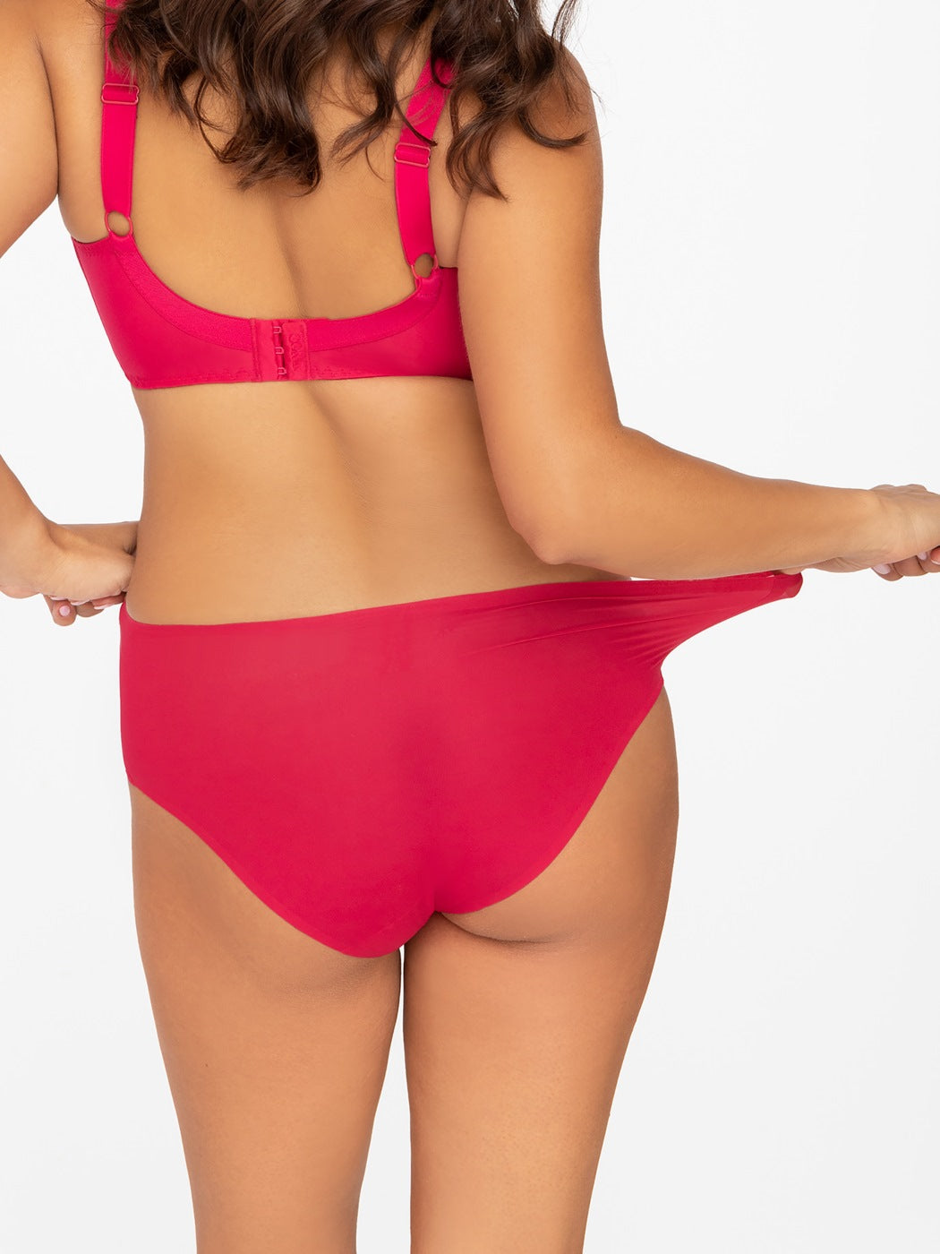 Corin 02770 Kylie Majtki Figi, tyl, bezszwowe, różowe, komfortowe majtki damskie