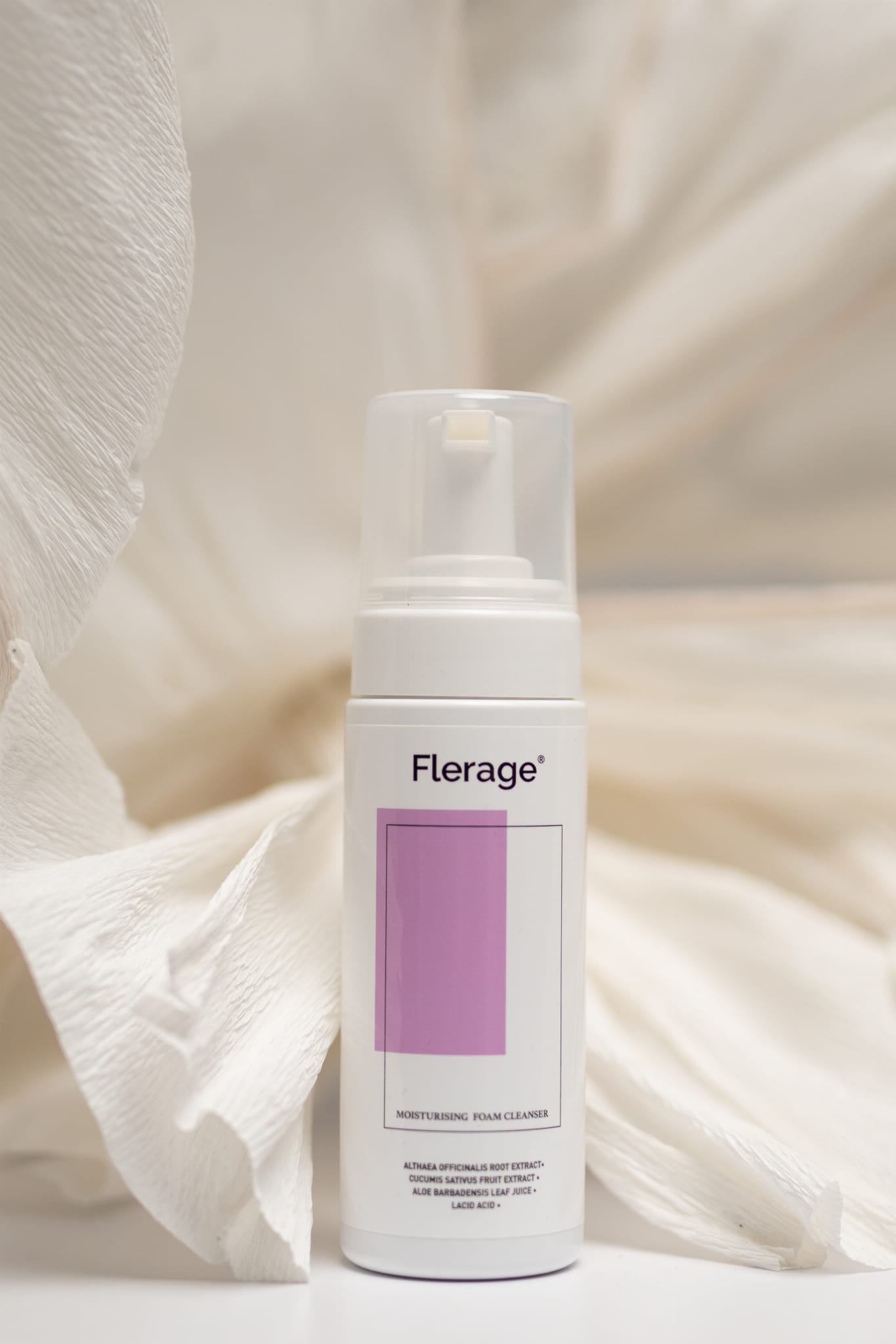 Flerage Nawilżająca Pianka Oczyszczająca 150 Ml kosmetyki do oczyszczania twarzy