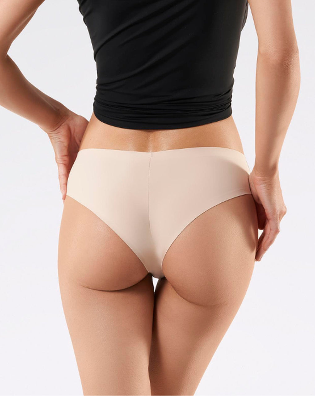 Julimex Brasil Majtki Figi, eleganckie bezszwowe figi damskie, komfortowa bielizna