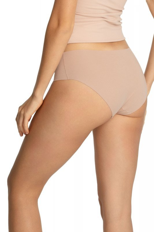 Julimex Cotton Mood Figi Klasyczne, beżowe majtki damskie, wysokie, wygodne