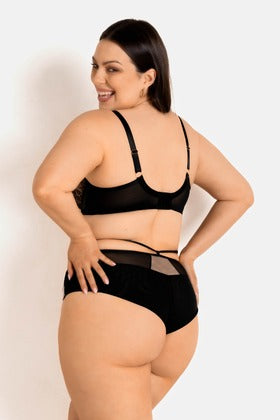 Biustonosz Mediolano 19245 Monaco czarny koronka elegancki