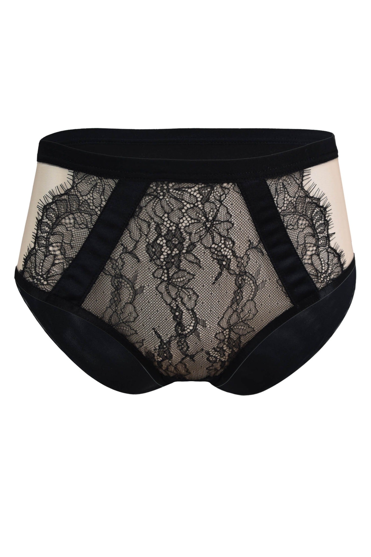 KORONKOWE majtki damskie Mediolano 19425 Monaco, eleganckie, czarne