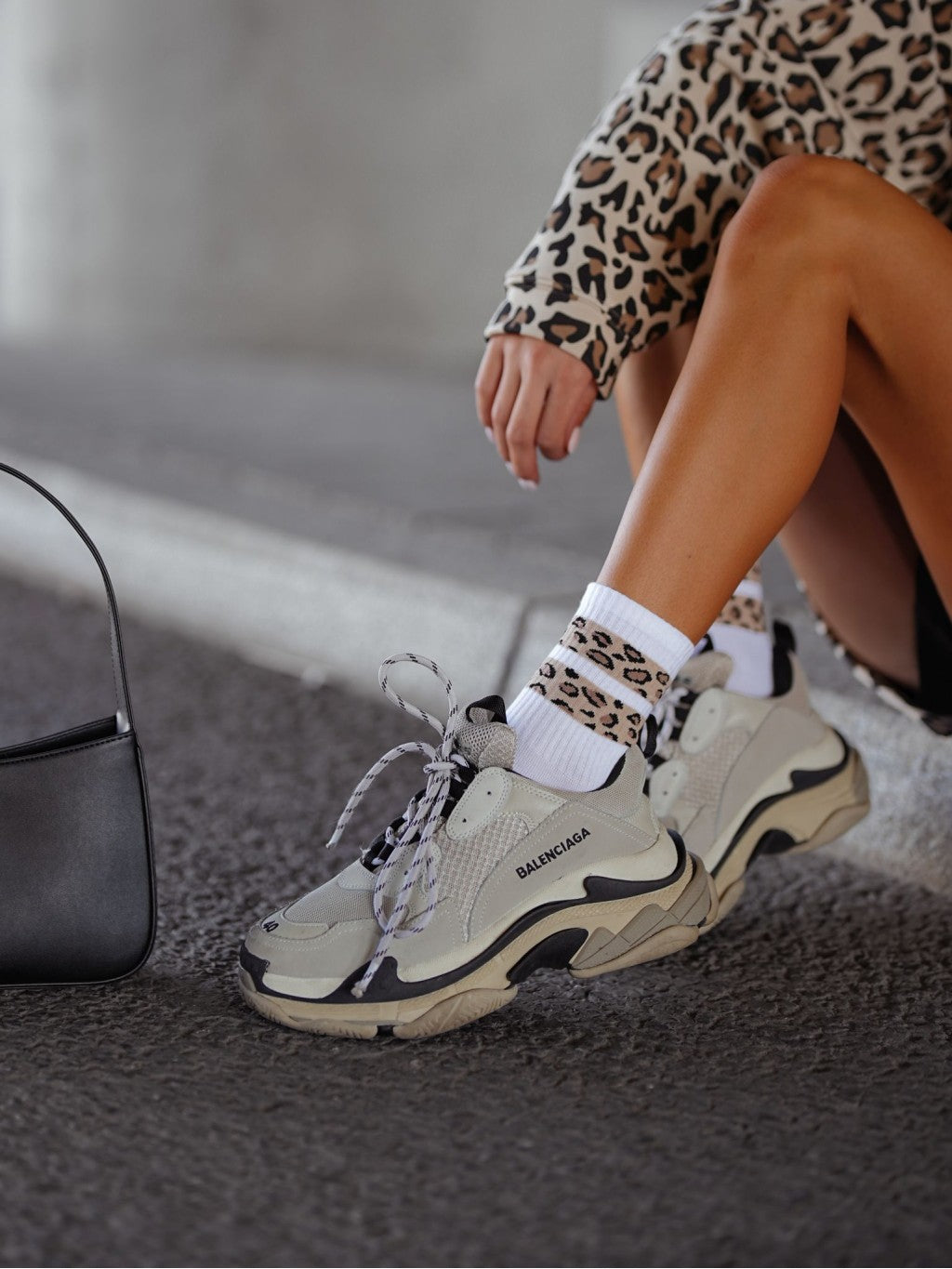 Skarpetki Panterka do sneakersów