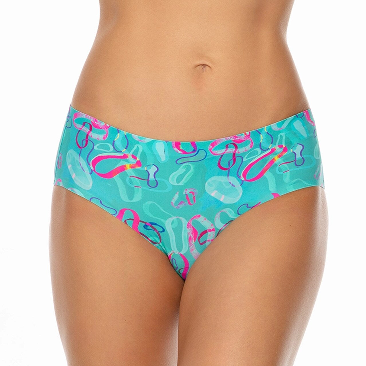 Figi bezszwowe w kolorowym wzorze ocean