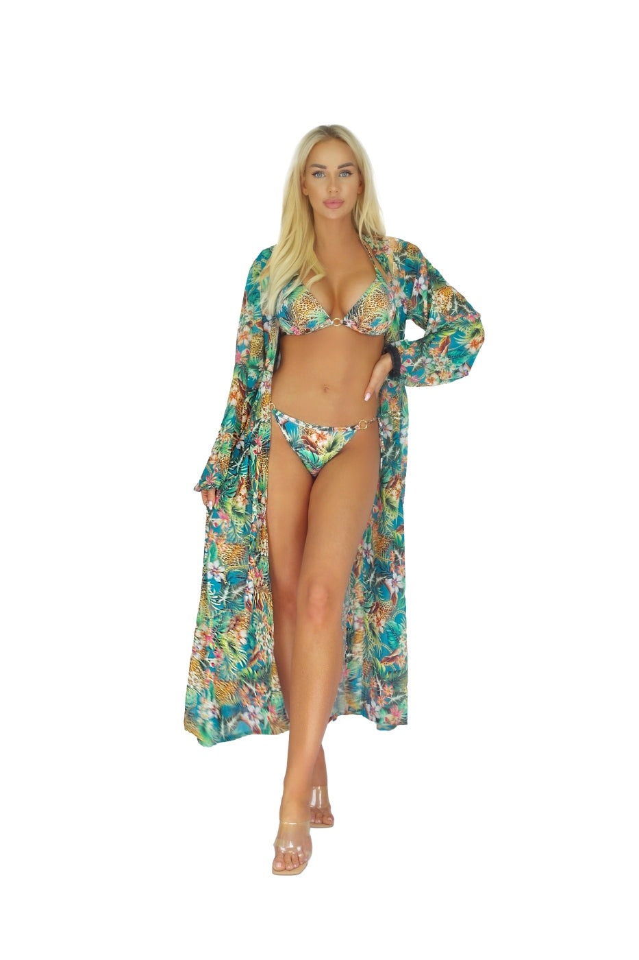 Self D81SZ Pareo 14 Col 40 - plażowe dodatki, kimono plażowe, narzutka plażowa, bikini, plażowe akcesoria