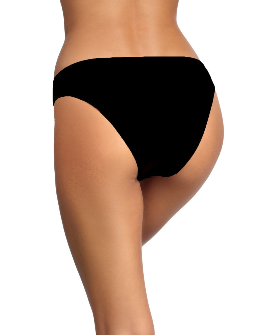 Self Fashion 3 Majtki Figi Kąpielowe, czarne, Dodatki plażowe, figi damskie, plażowe majtki