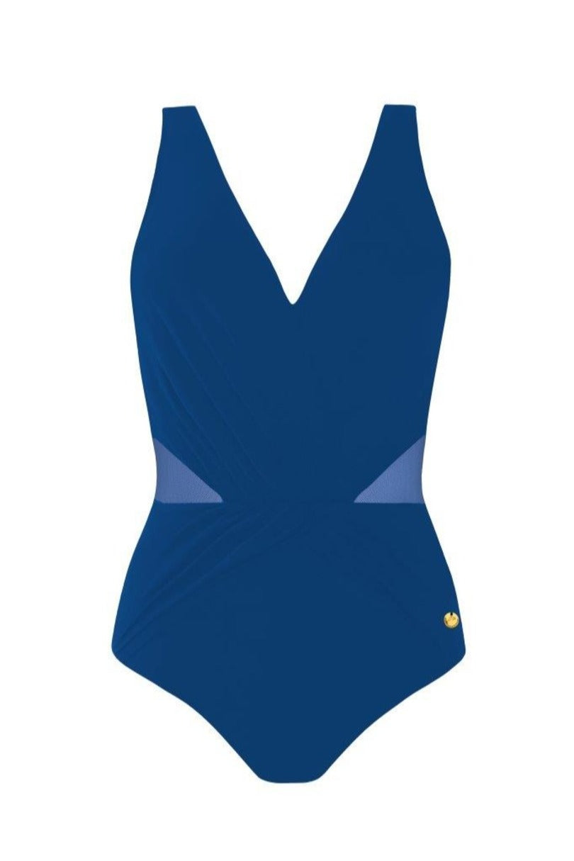 Kostium kąpielowy jednoczęściowy Self S1006V2 Alcudia 8 Col 30A w kolorze niebieskim