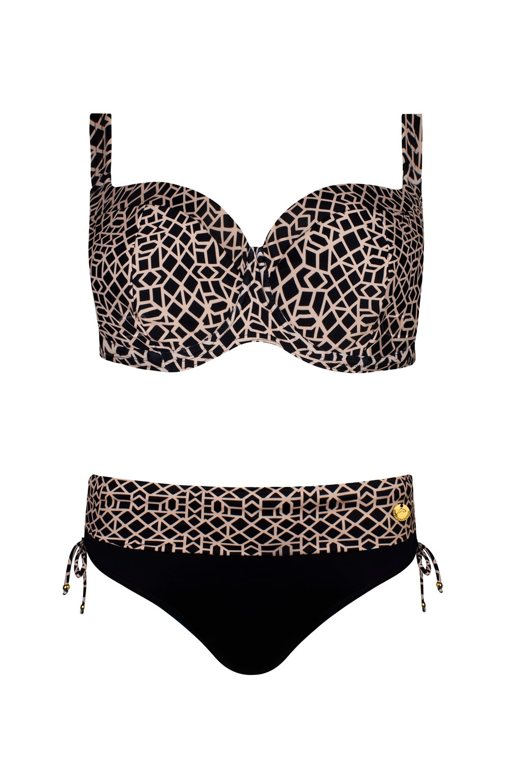 Self S995V1 Luxe 8 Kostium Kąpielowy Dwuczęściowy w klasycznym wzorze