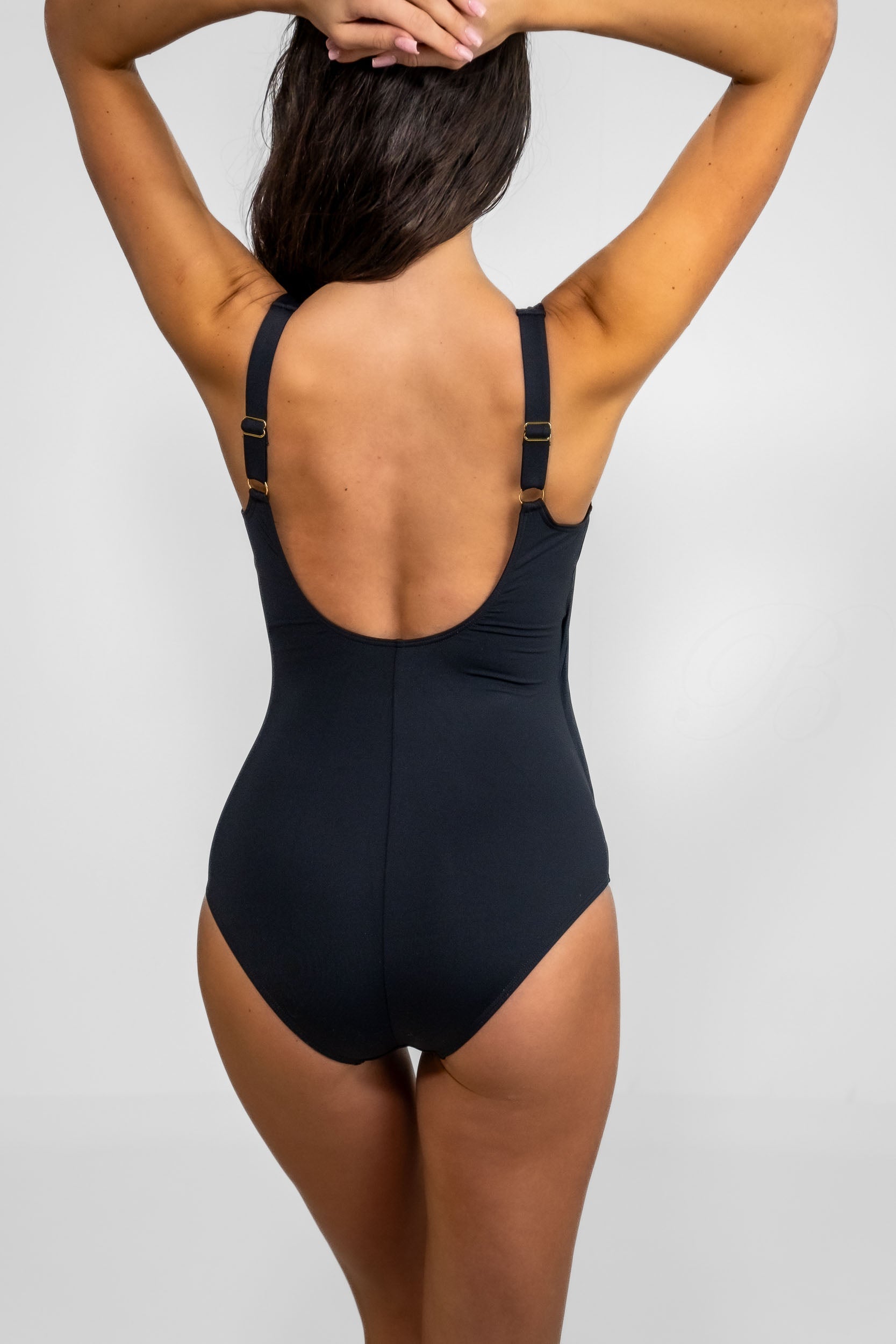 Self S1069V1 Flores 10 kostium kąpielowy jednoczęściowy na plażę w turkusowym kolorze