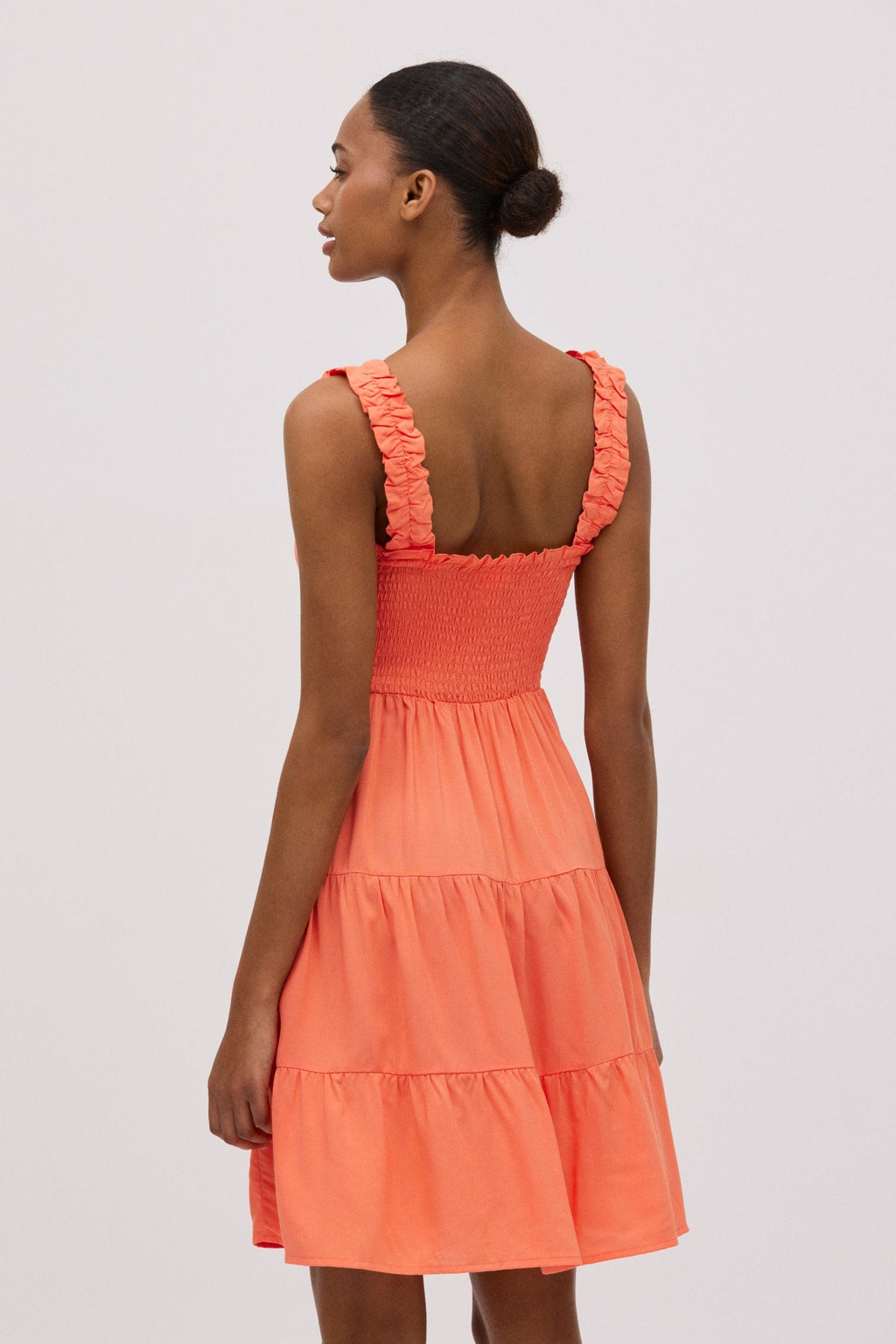 Ysabel Mora 86132 Sukienka plażowa z ramiączkami z falbankami, letnia odzież kąpielowa, odzież plażowa, sukienka na lato