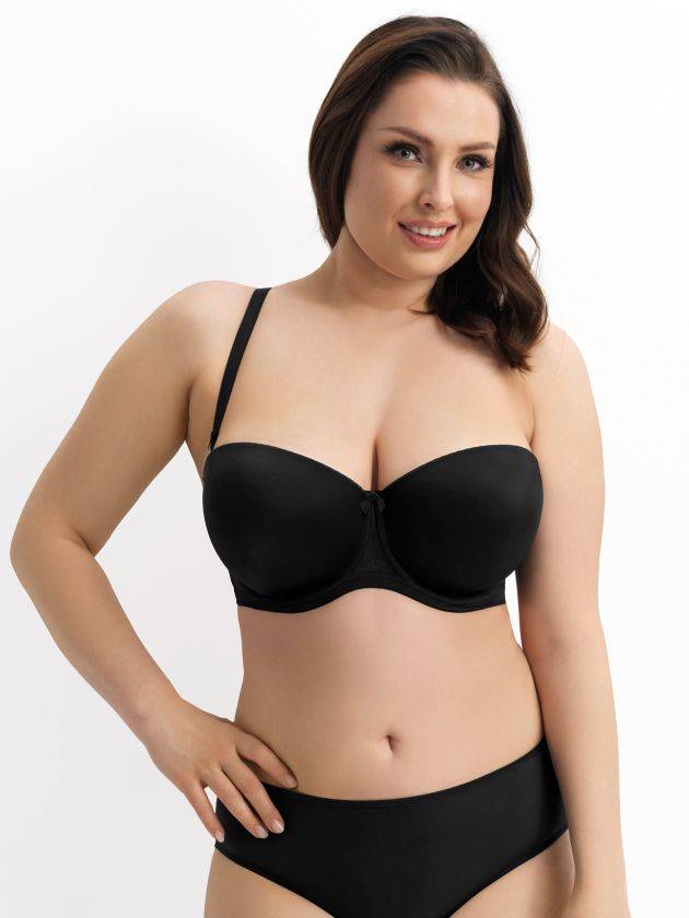 Corin Karolina Biustonosz Bardotka czarny